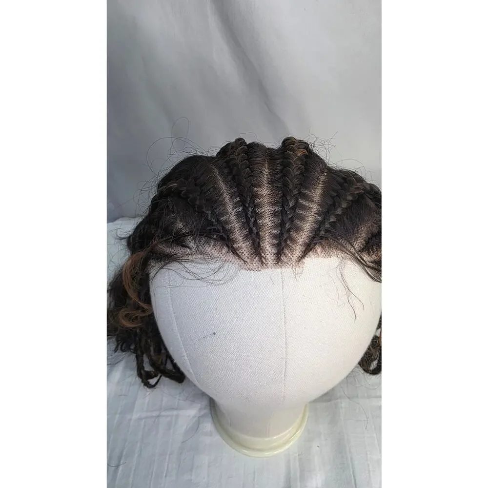 13x4 Fulani Boho Braided Wig 26